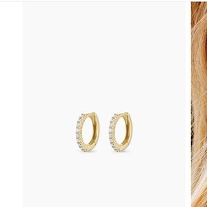 Gorjana Diamond Huggies